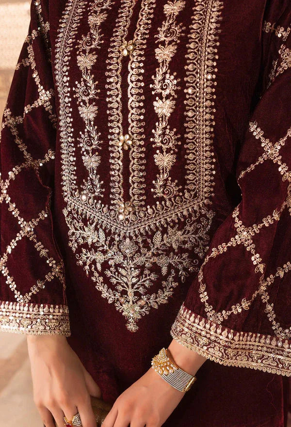 Adans Libas | Velvet 25 | 7528 V - Aqsa Fabrics