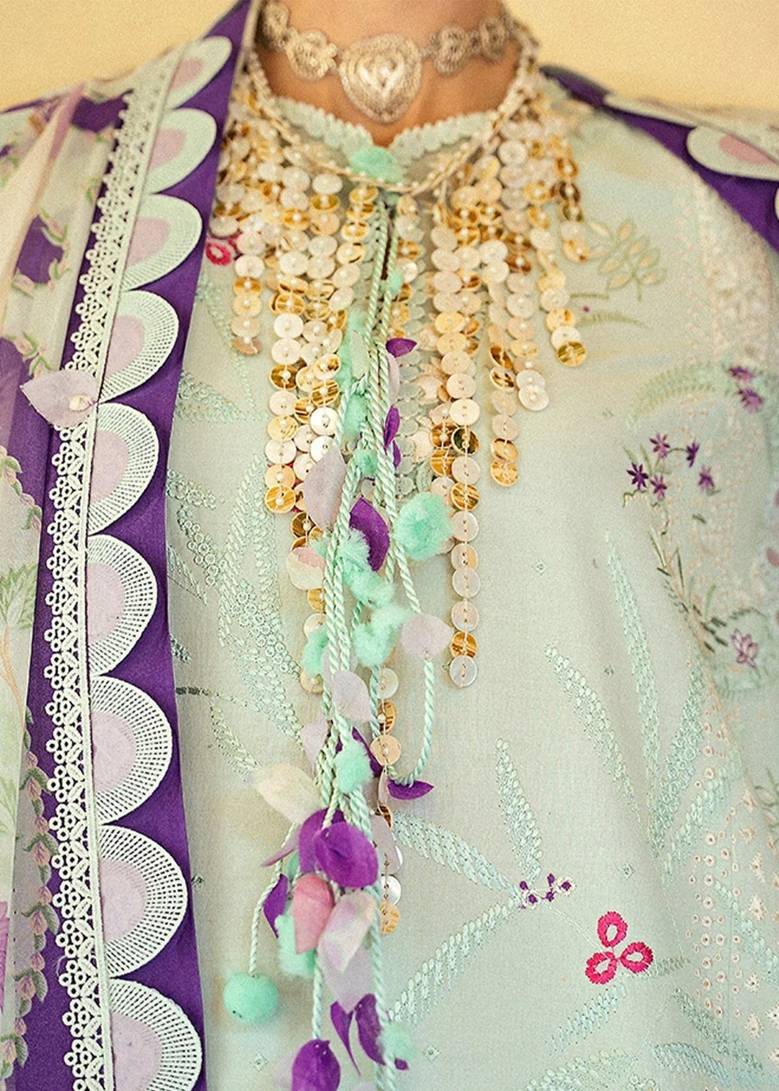 Suffuse | Luxury Lawn 25 | LARA - Aqsa Fabrics