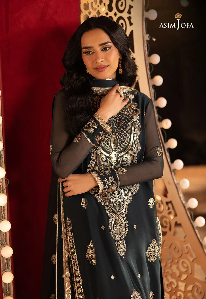 Asim Jofa | Festive Collection 25 | AJLLF-08 - Aqsa Fabrics
