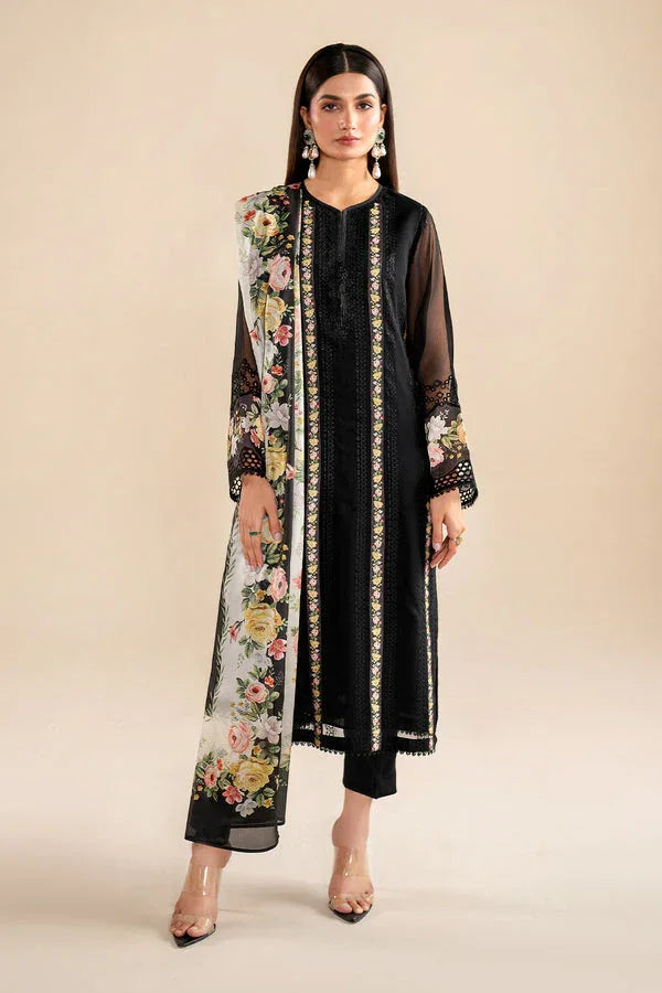 Baroque | Velvet Formals | CHIFFON UF-615 - Aqsa Fabrics