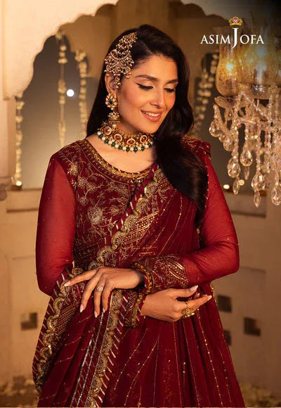 Asim Jofa | Shehnai Festive Collection | AJSH-16 - Aqsa Fabrics