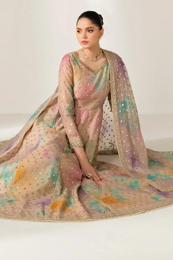 Baroque | Luxury Pret 25 | EMBROIDERED COTTON PATTI PR-1138 - Aqsa Fabrics