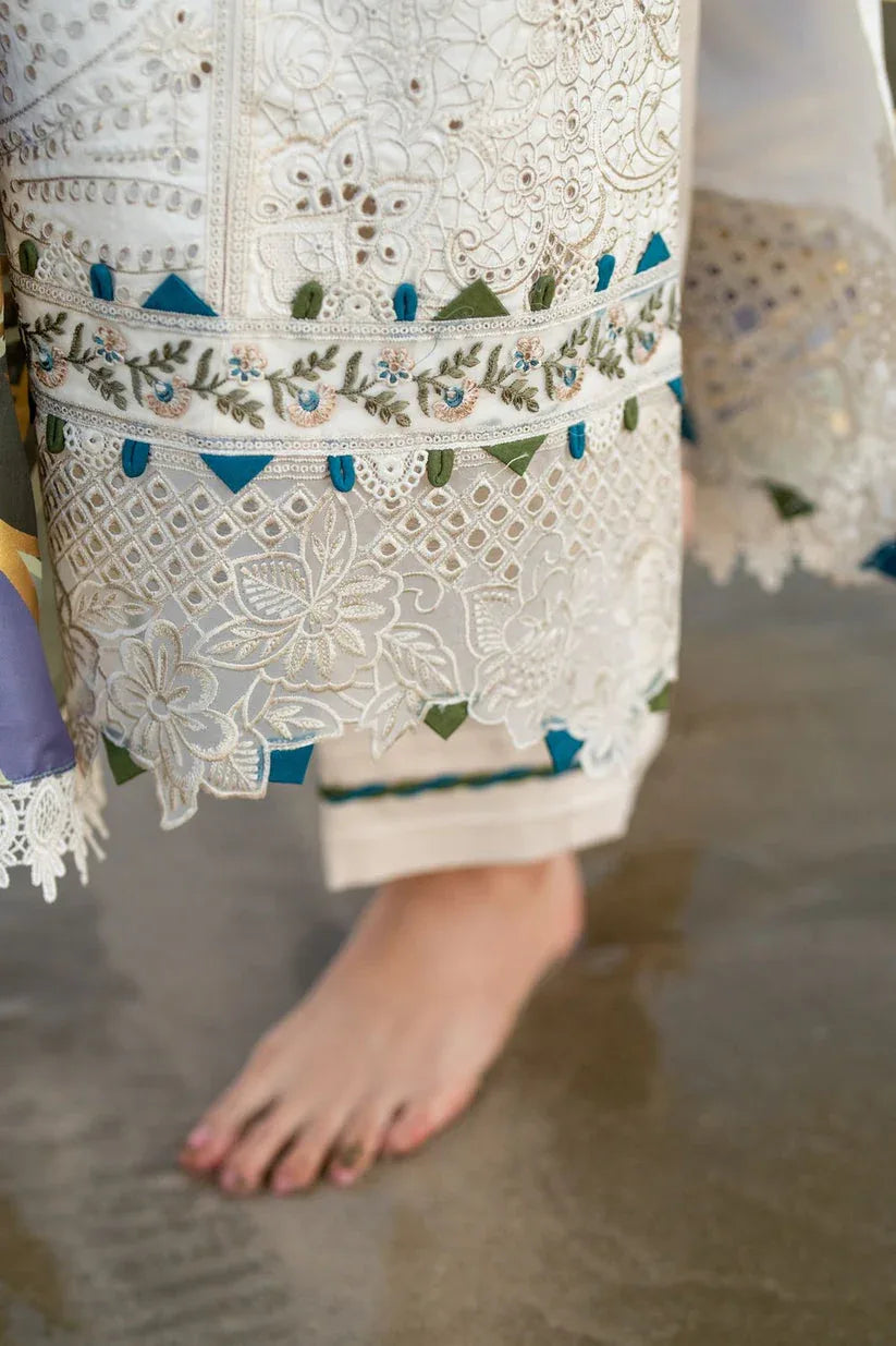 Aabyaan | Saagar Luxury Lawn 25 | ARSIN (AS-04) - Aqsa Fabrics