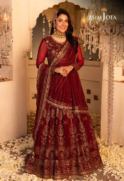 Asim Jofa | Shehnai Festive Collection | AJSH-16 - Aqsa Fabrics