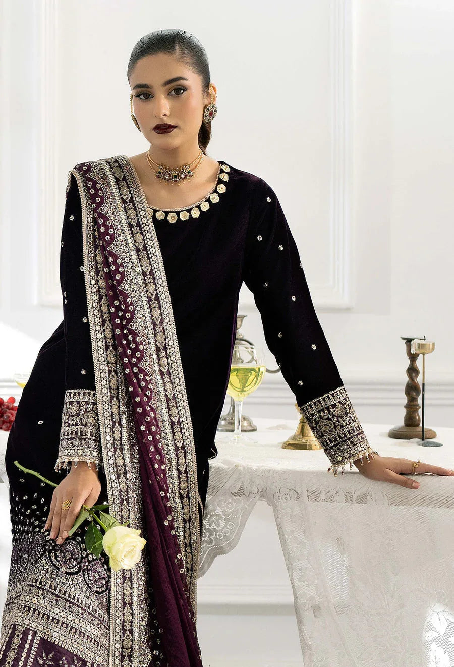 Adans Libas | Velvet 25 | VELVET 7780 - Aqsa Fabrics
