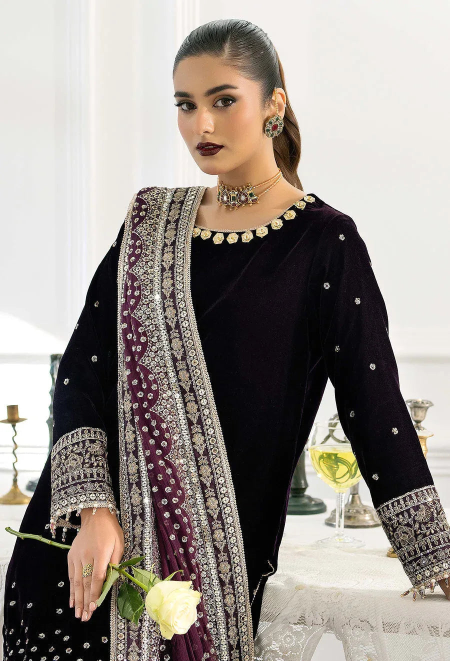 Adans Libas | Velvet 25 | VELVET 7780 - Aqsa Fabrics