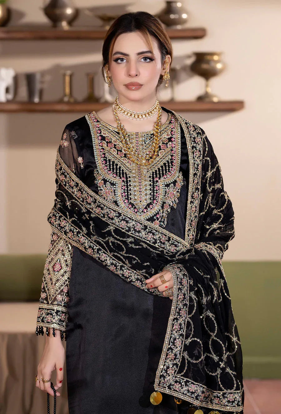 Adans Libas | Zarmina Formals | ZARMINA 01 - Aqsa Fabrics