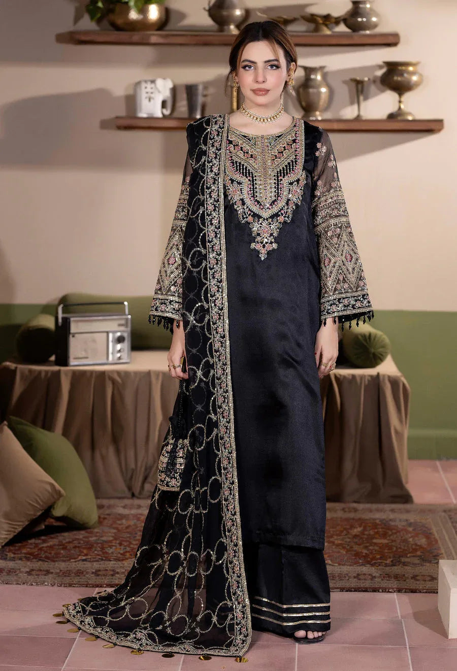 Adans Libas | Zarmina Formals | ZARMINA 01 - Aqsa Fabrics