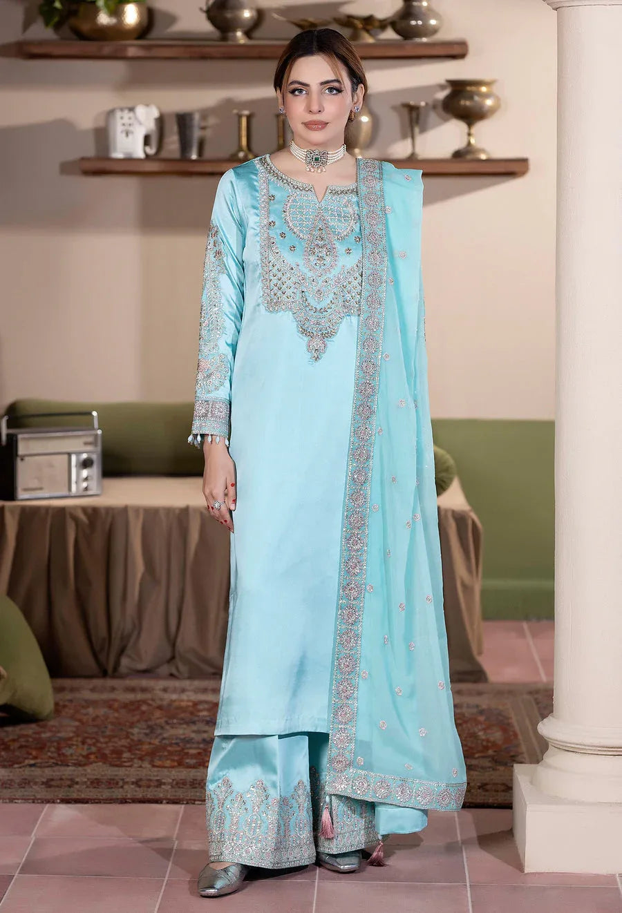 Adans Libas | Zarmina Formals | ZARMINA 02 - Aqsa Fabrics
