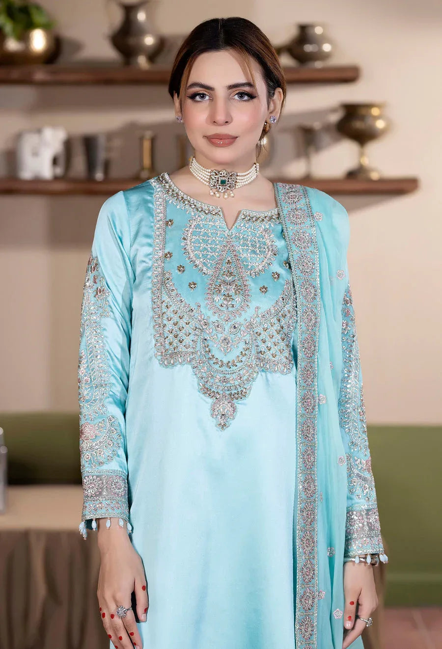Adans Libas | Zarmina Formals | ZARMINA 02 - Aqsa Fabrics