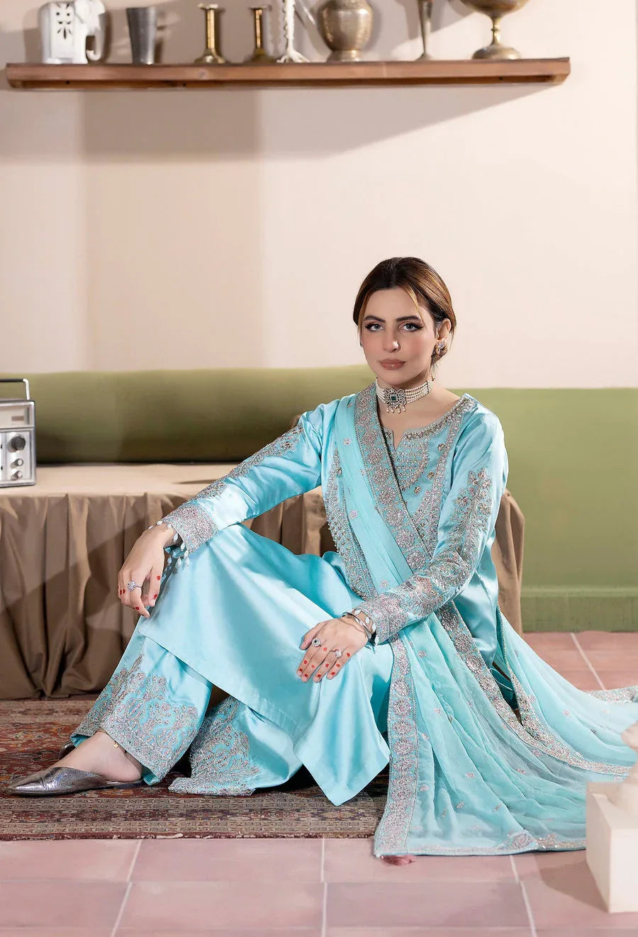 Adans Libas | Zarmina Formals | ZARMINA 02 - Aqsa Fabrics