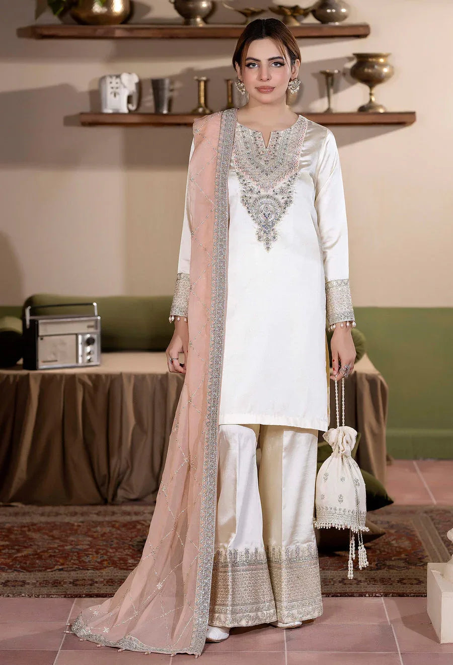 Adans Libas | Zarmina Formals | ZARMINA 03 - Aqsa Fabrics