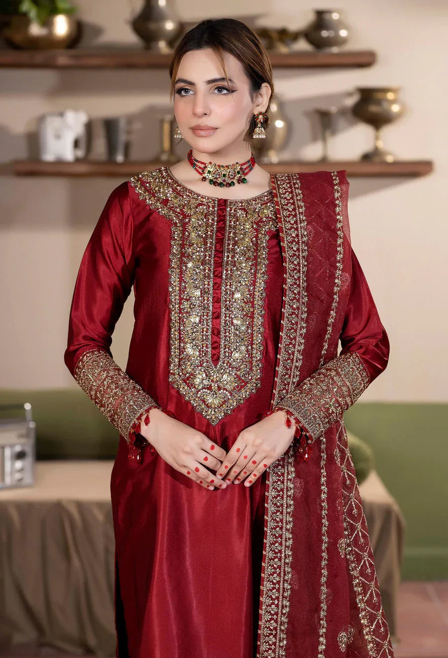 Adans Libas | Zarmina Formals | ZARMINA 05 - Aqsa Fabrics