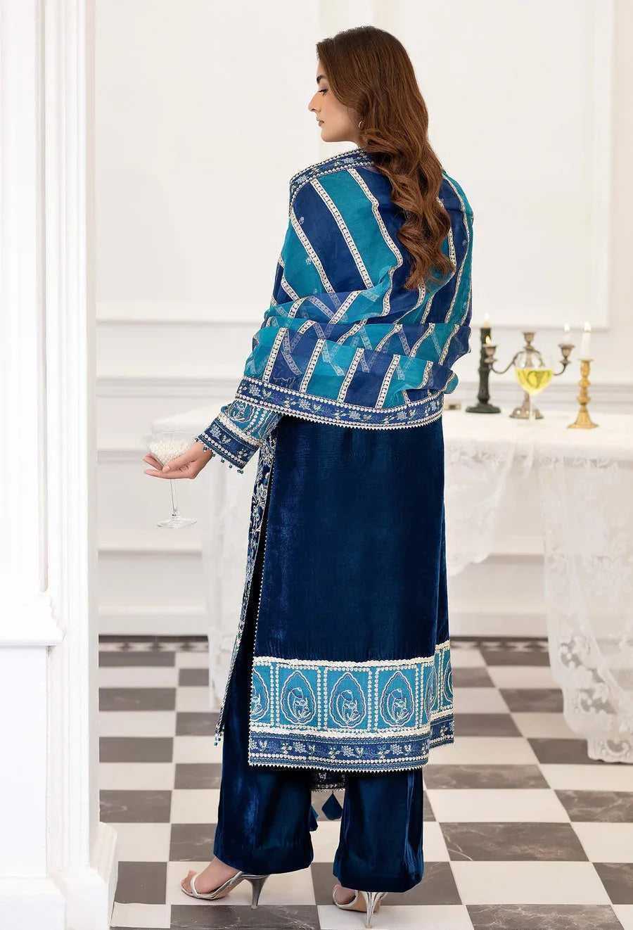 Adans Libas | Velvet 25 | VELVET 7786 - Aqsa Fabrics