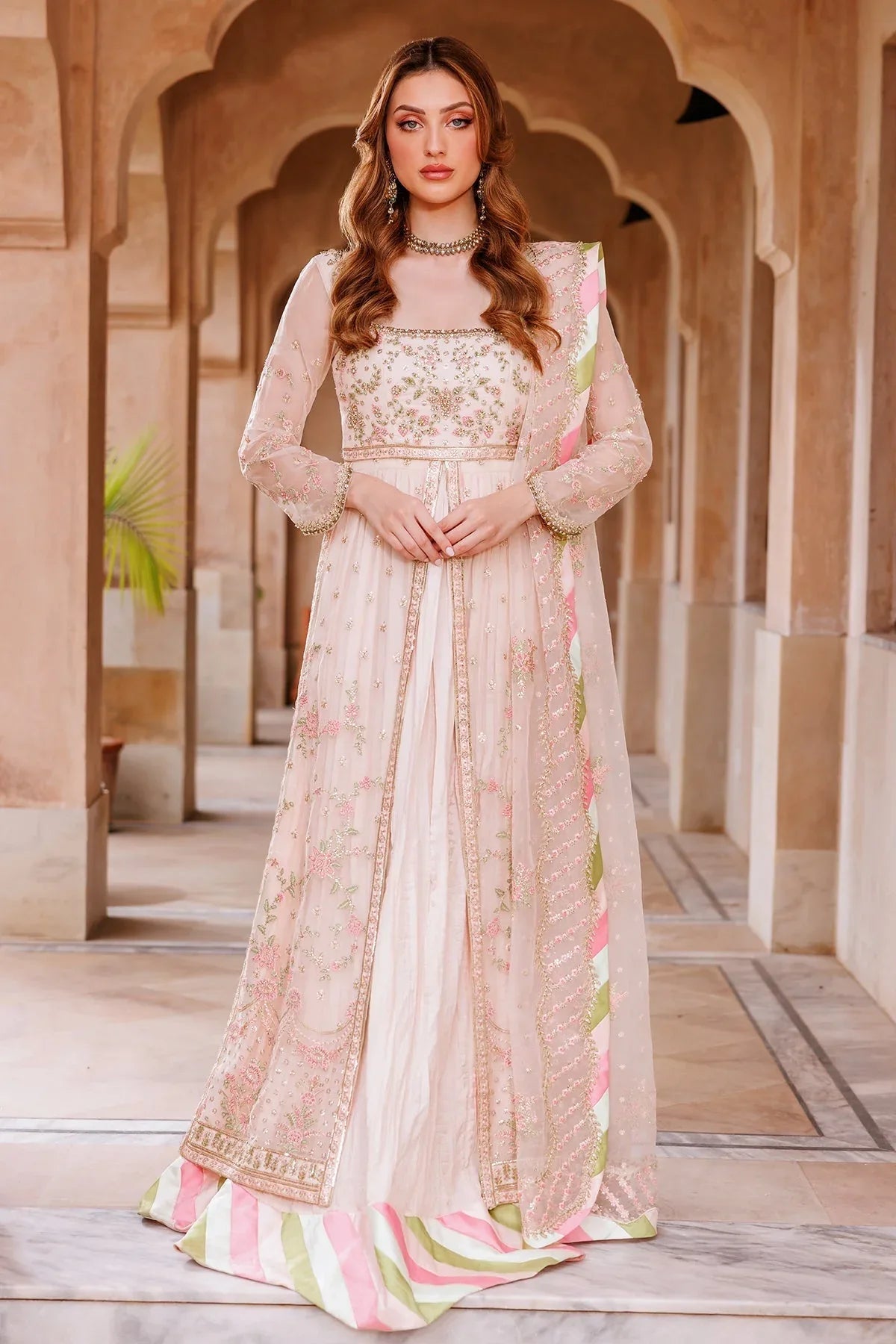 Mina Kashif | Shahbano Luxury Pret 24 | Jazmin - Aqsa Fabrics