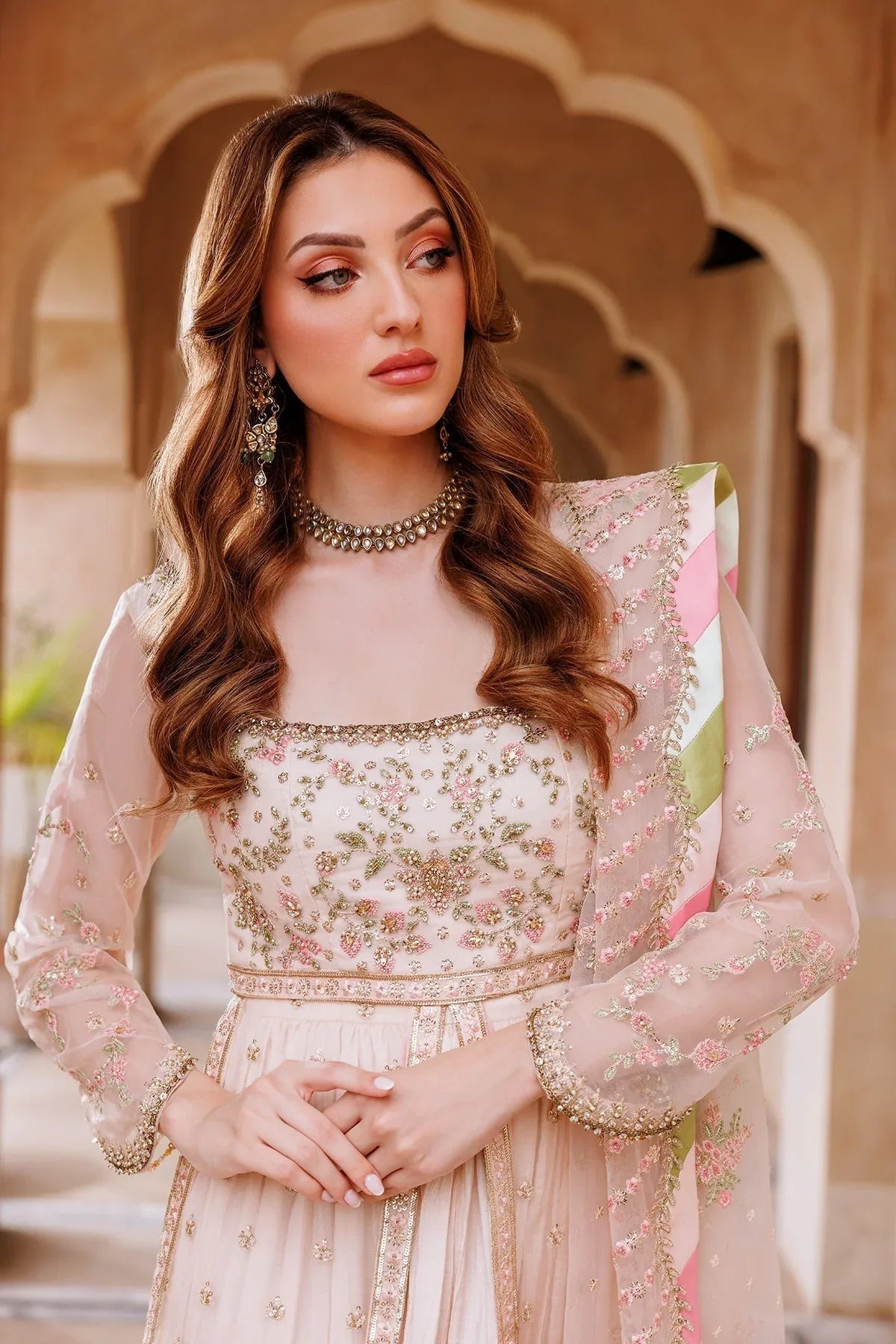 Mina Kashif | Shahbano Luxury Pret 24 | Jazmin - Aqsa Fabrics
