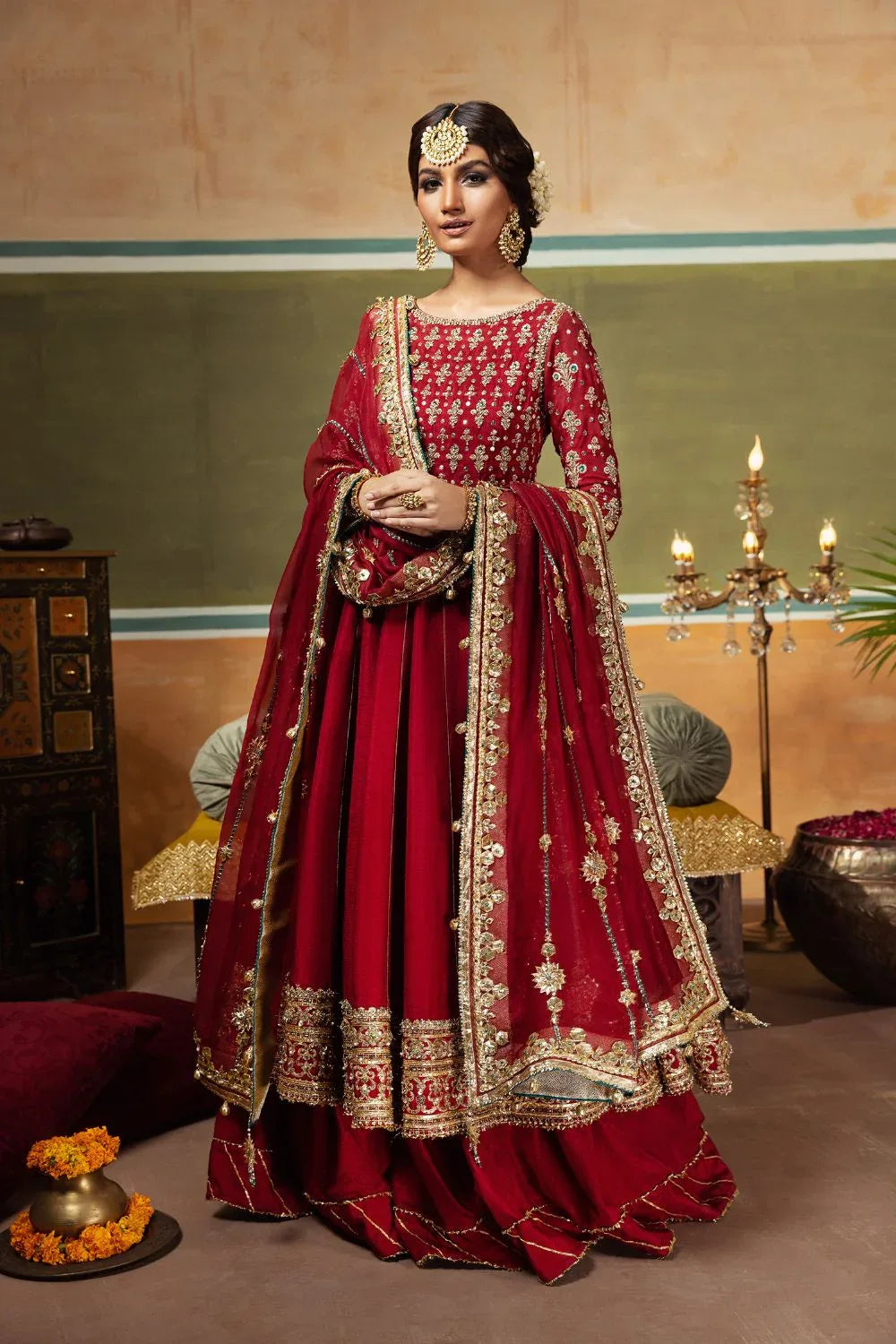 Erum Khan | Begham Jaan Bridal Formals | BULBUL - Aqsa Fabrics