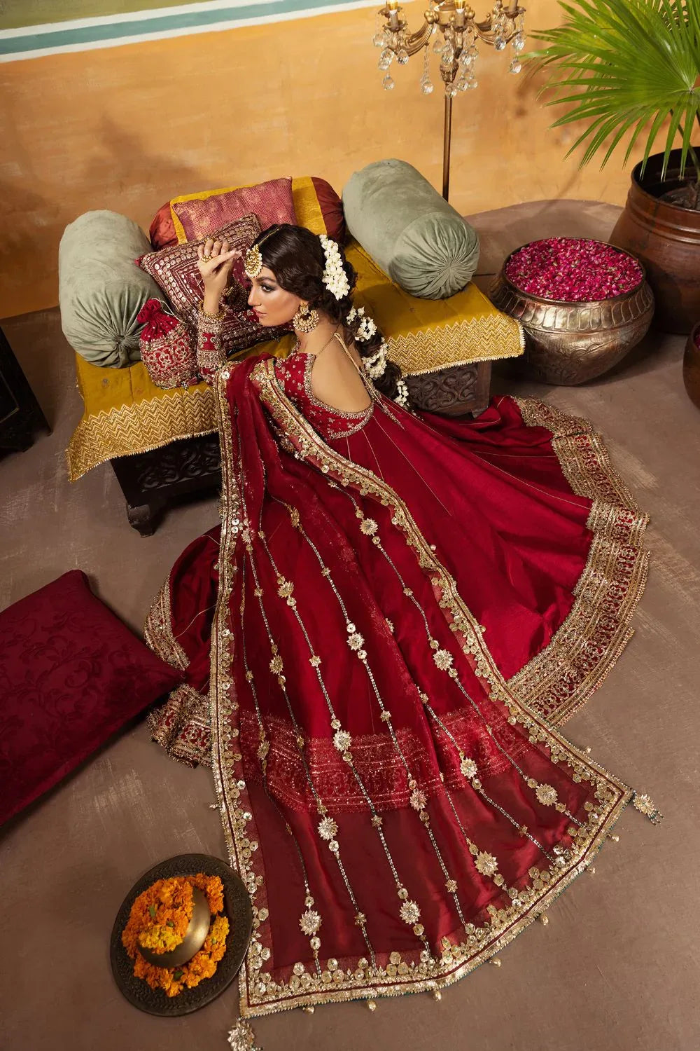 Erum Khan | Begham Jaan Bridal Formals | BULBUL - Aqsa Fabrics