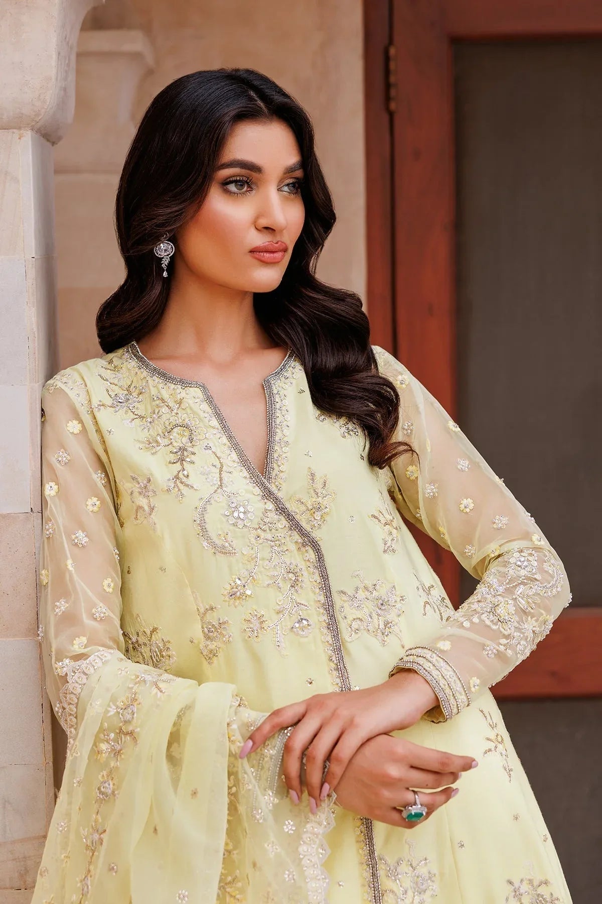 Mina Kashif | Shahbano Luxury Pret 24 | Abira - Aqsa Fabrics