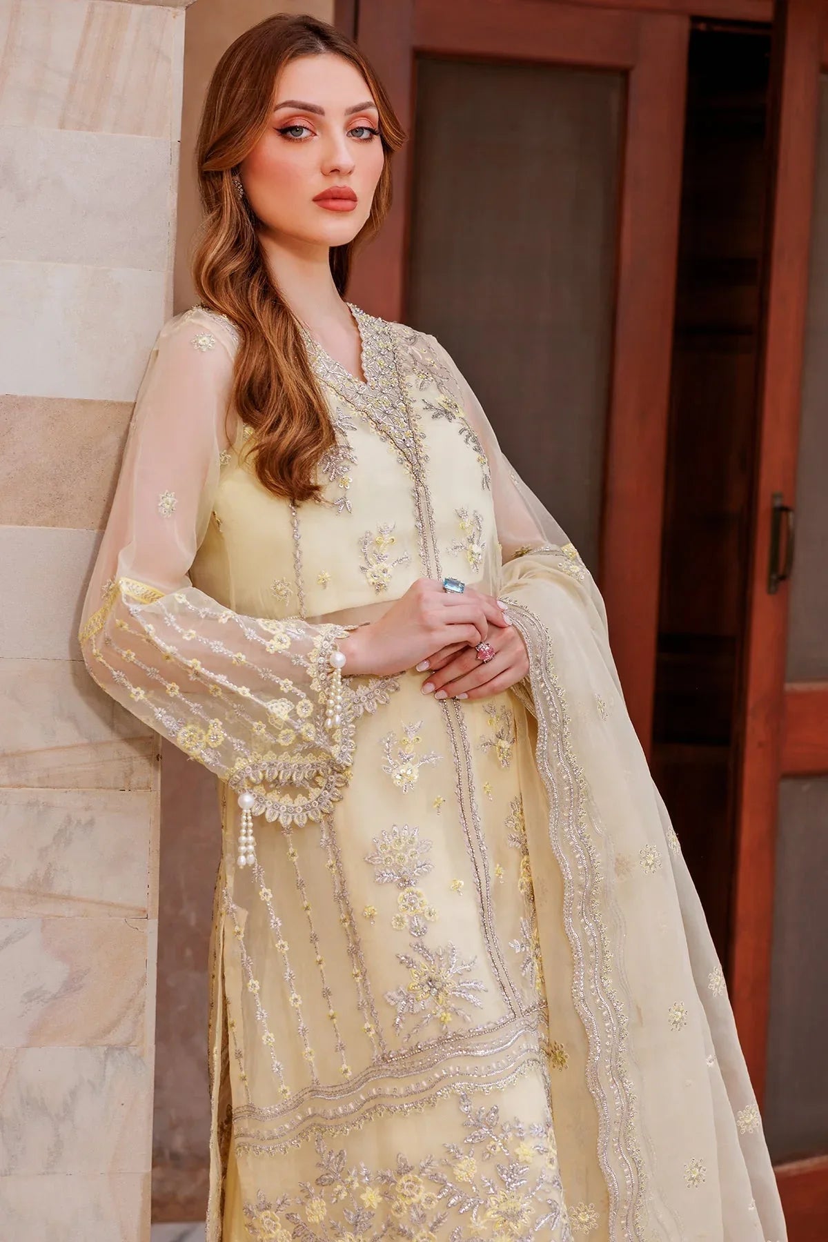 Mina Kashif | Shahbano Luxury Pret 24 | Reem - Aqsa Fabrics