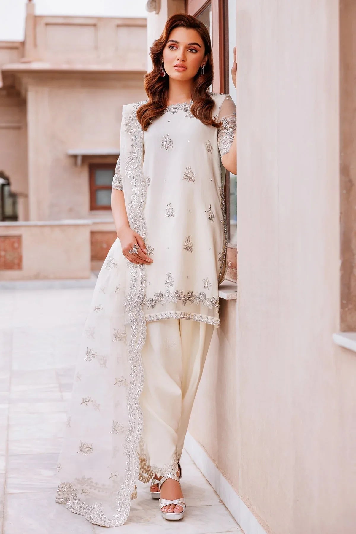 Mina Kashif | Shahbano Luxury Pret 24 | Izea - Aqsa Fabrics