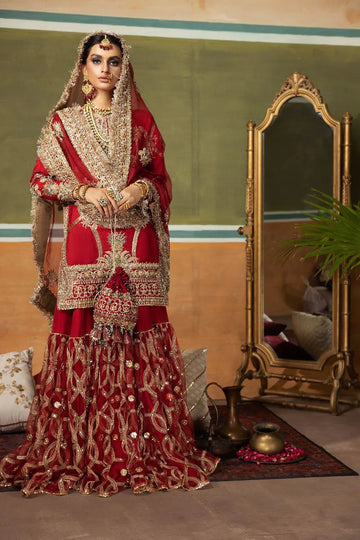 Erum Khan | Begham Jaan Bridal Formals | AMAR - Aqsa Fabrics