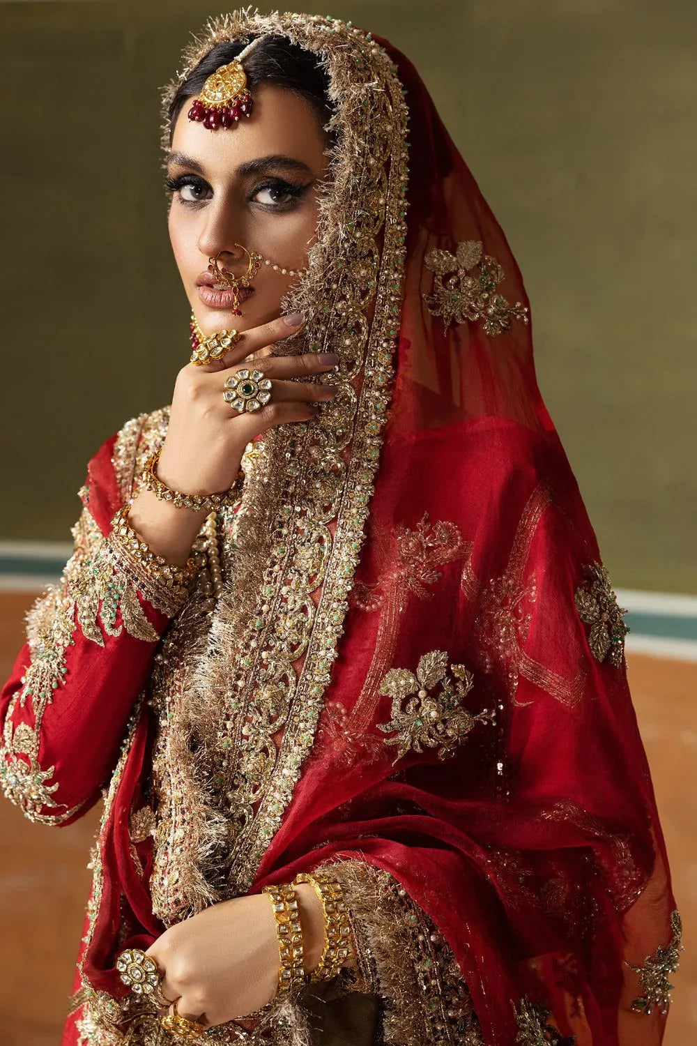 Erum Khan | Begham Jaan Bridal Formals | AMAR - Aqsa Fabrics