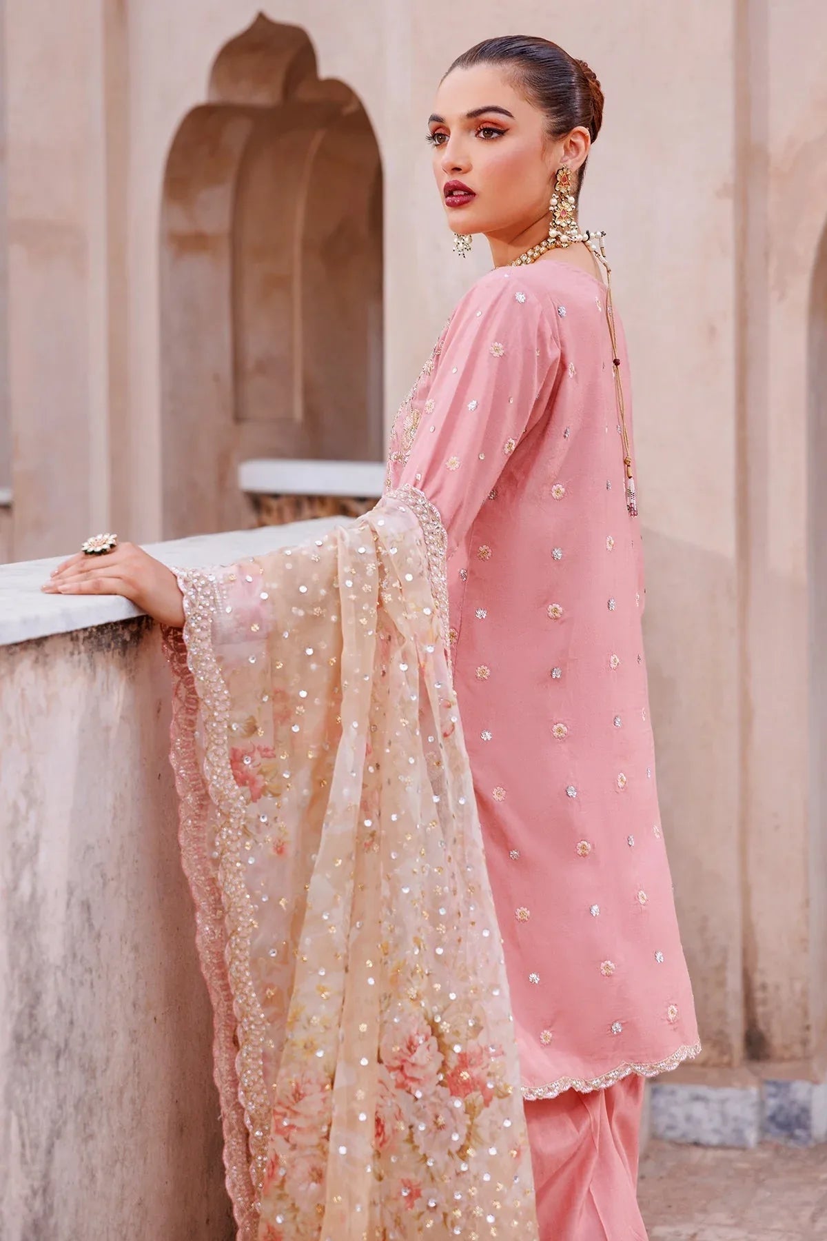 Mina Kashif | Shahbano Luxury Pret 24 | Amber - Aqsa Fabrics