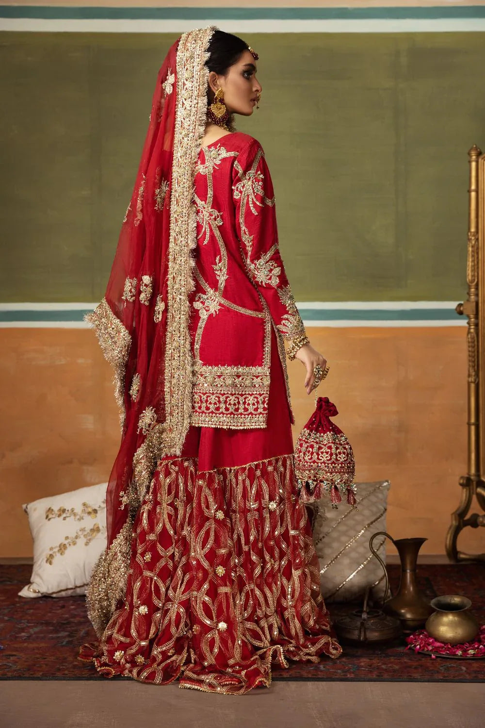 Erum Khan | Begham Jaan Bridal Formals | AMAR - Aqsa Fabrics