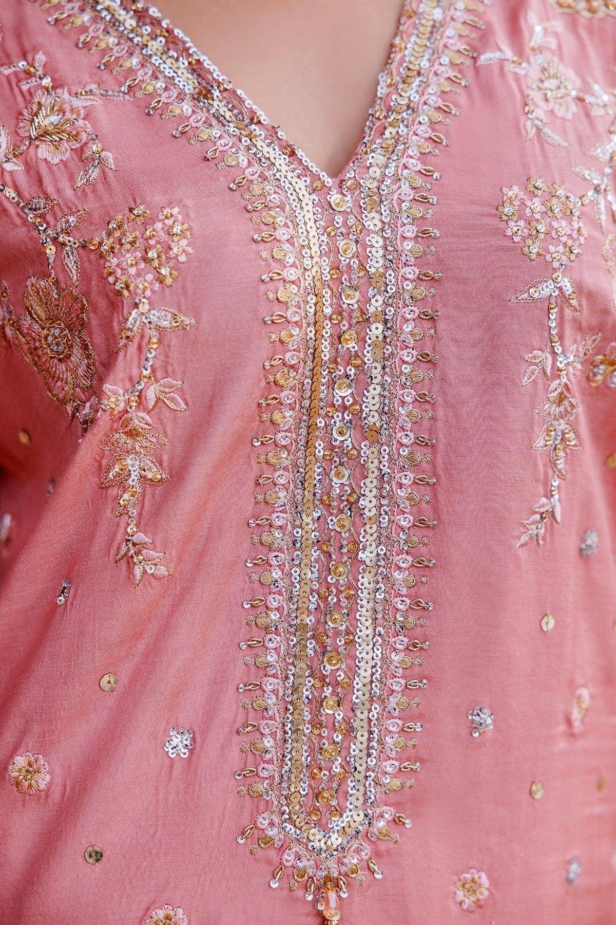 Mina Kashif | Shahbano Luxury Pret 24 | Amber - Aqsa Fabrics