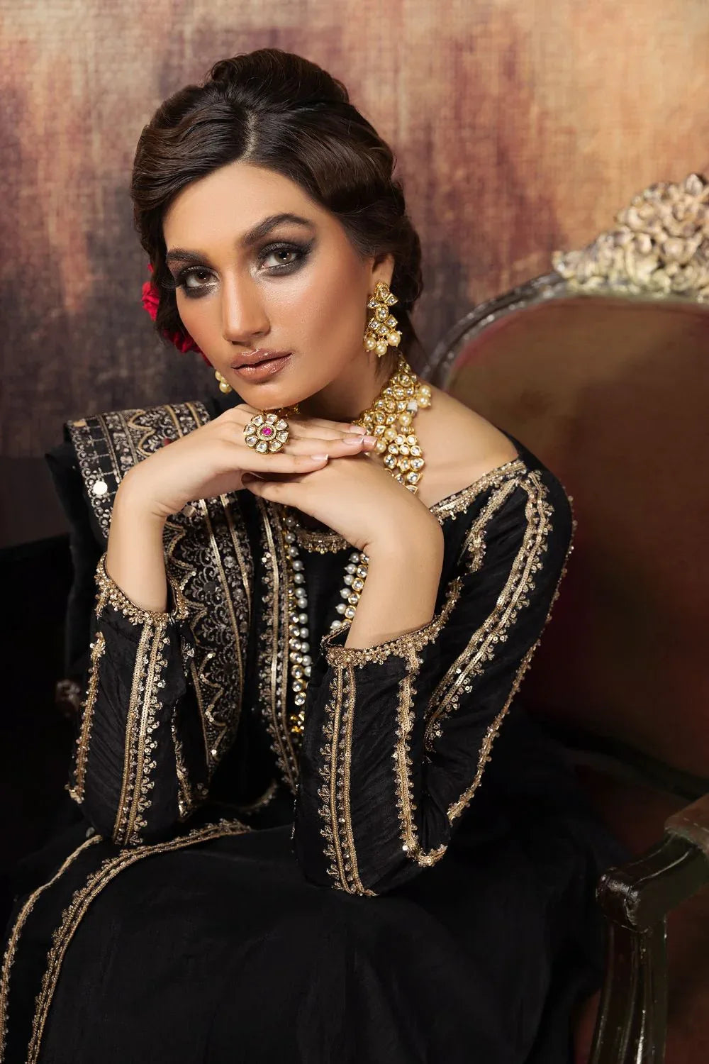 Erum Khan | Begham Jaan Bridal Formals | SHAHNAZ - Aqsa Fabrics