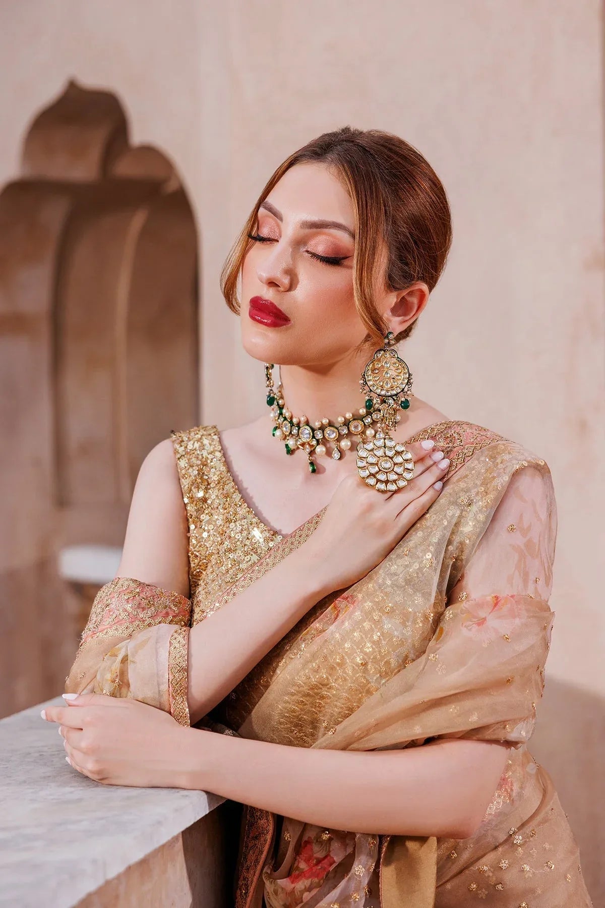 Mina Kashif | Shahbano Luxury Pret 24 | Zymal - Aqsa Fabrics