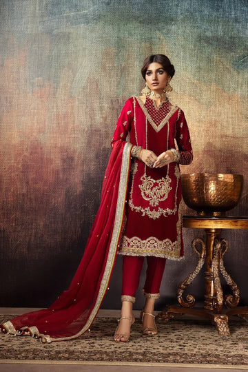 Erum Khan | Begham Jaan Bridal Formals | MALA - Aqsa Fabrics