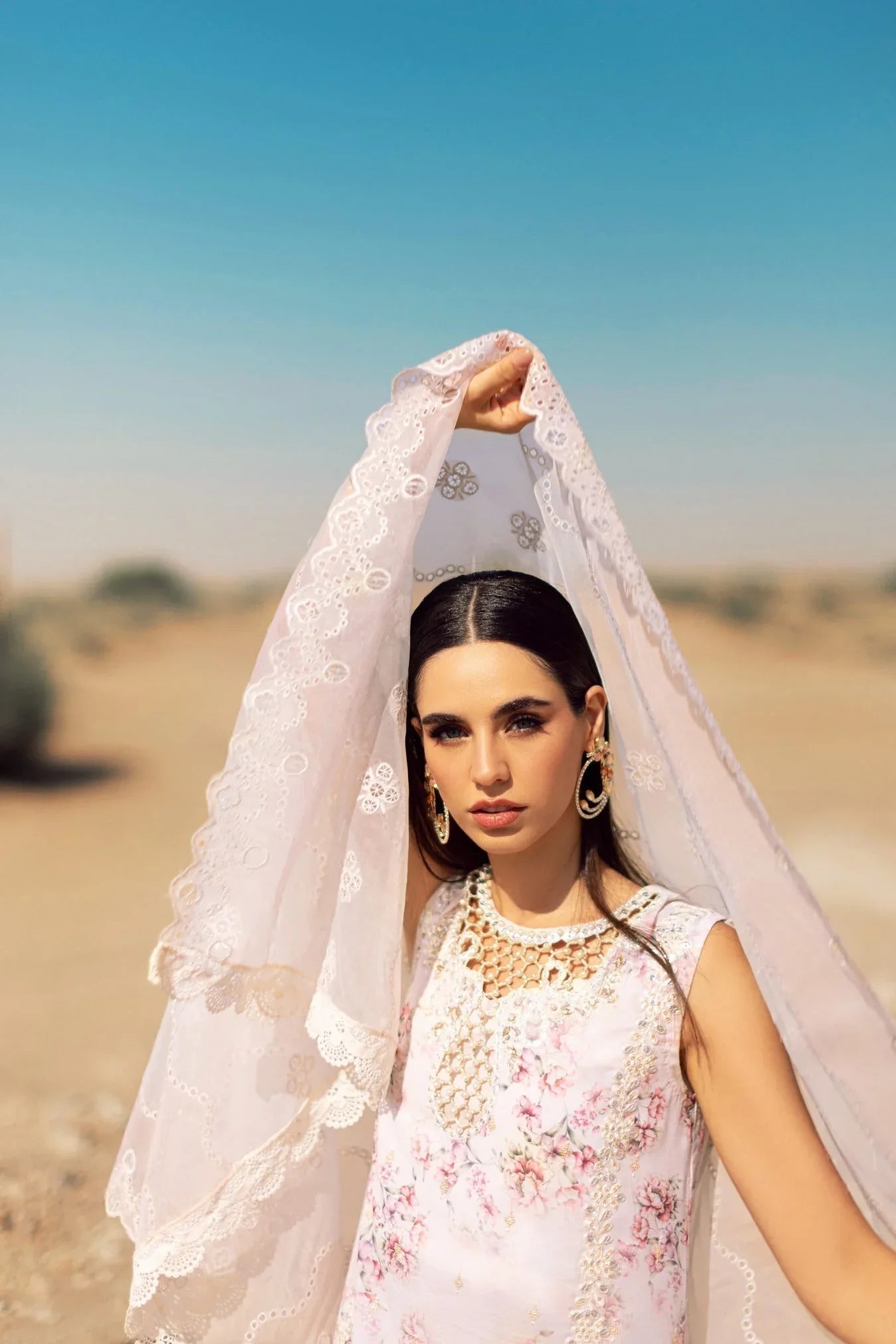 Noor By Saadia Asad | Eid Handwork Laserkari Lawn 24 | D5 - Aqsa Fabrics