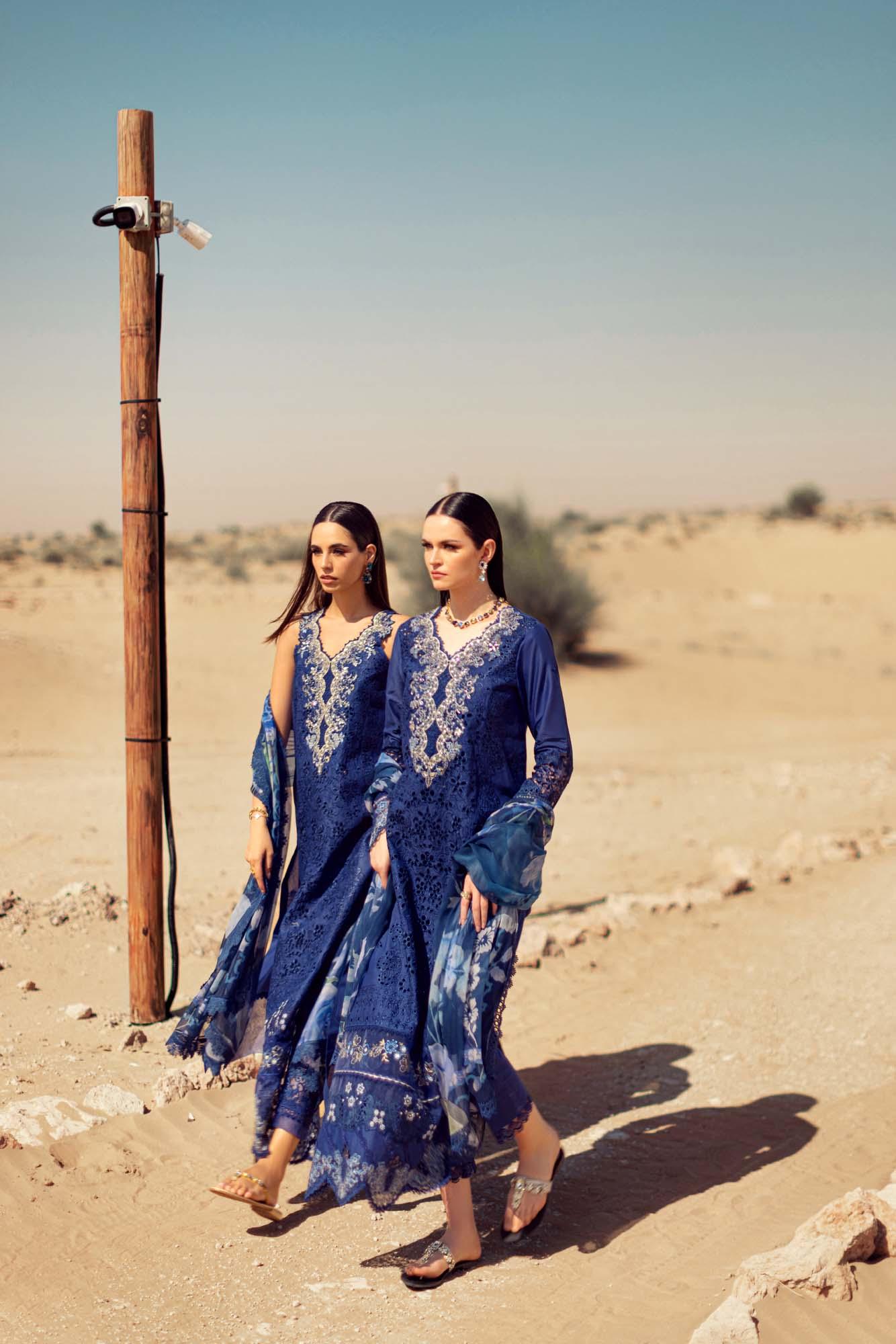 Noor By Saadia Asad | Eid Handwork Laserkari Lawn 24 | D12 - Aqsa Fabrics
