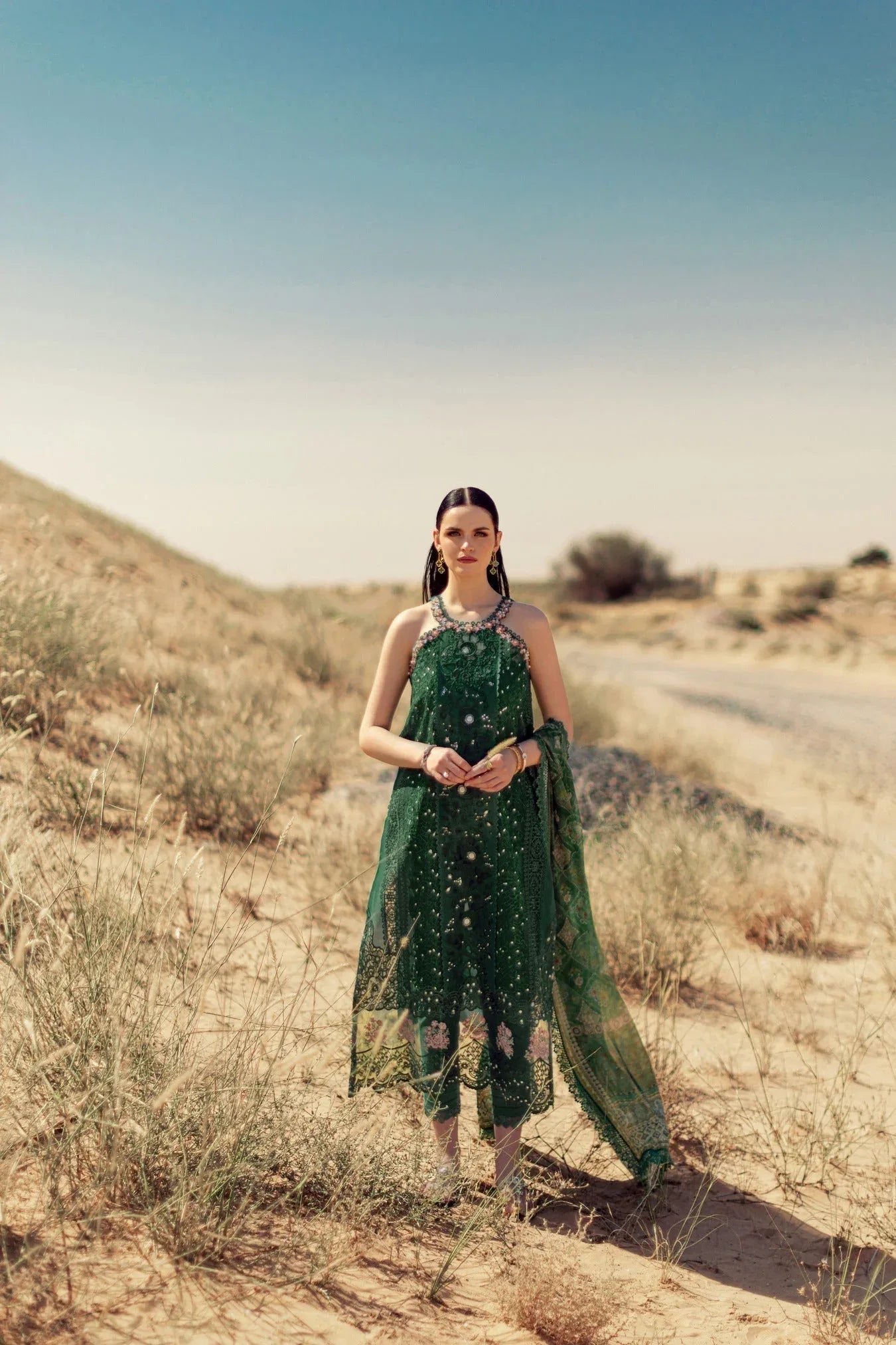 Noor By Saadia Asad | Eid Handwork Laserkari Lawn 24 | D8 - Aqsa Fabrics