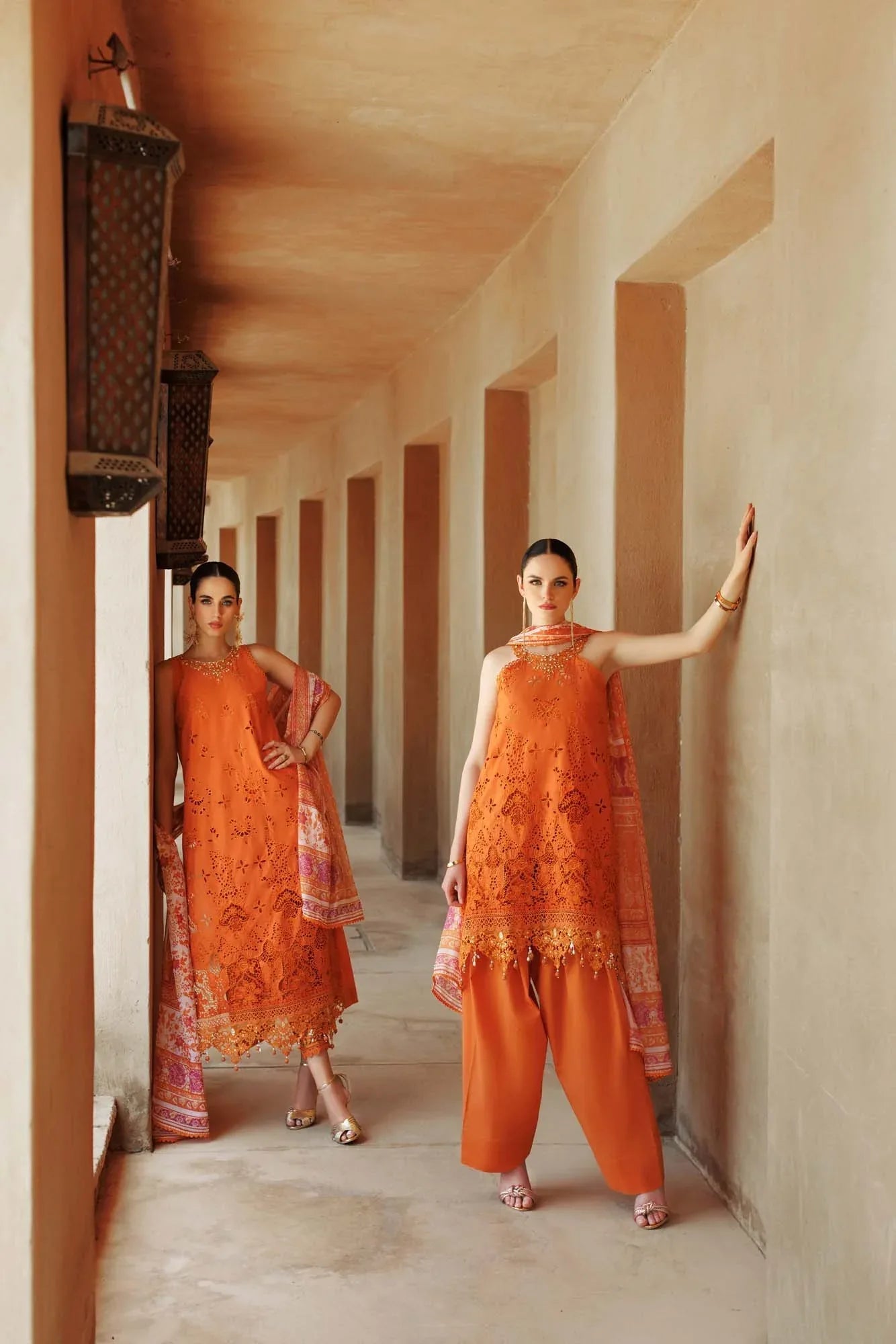 Noor By Saadia Asad | Eid Handwork Laserkari Lawn 24 | D11 - Aqsa Fabrics