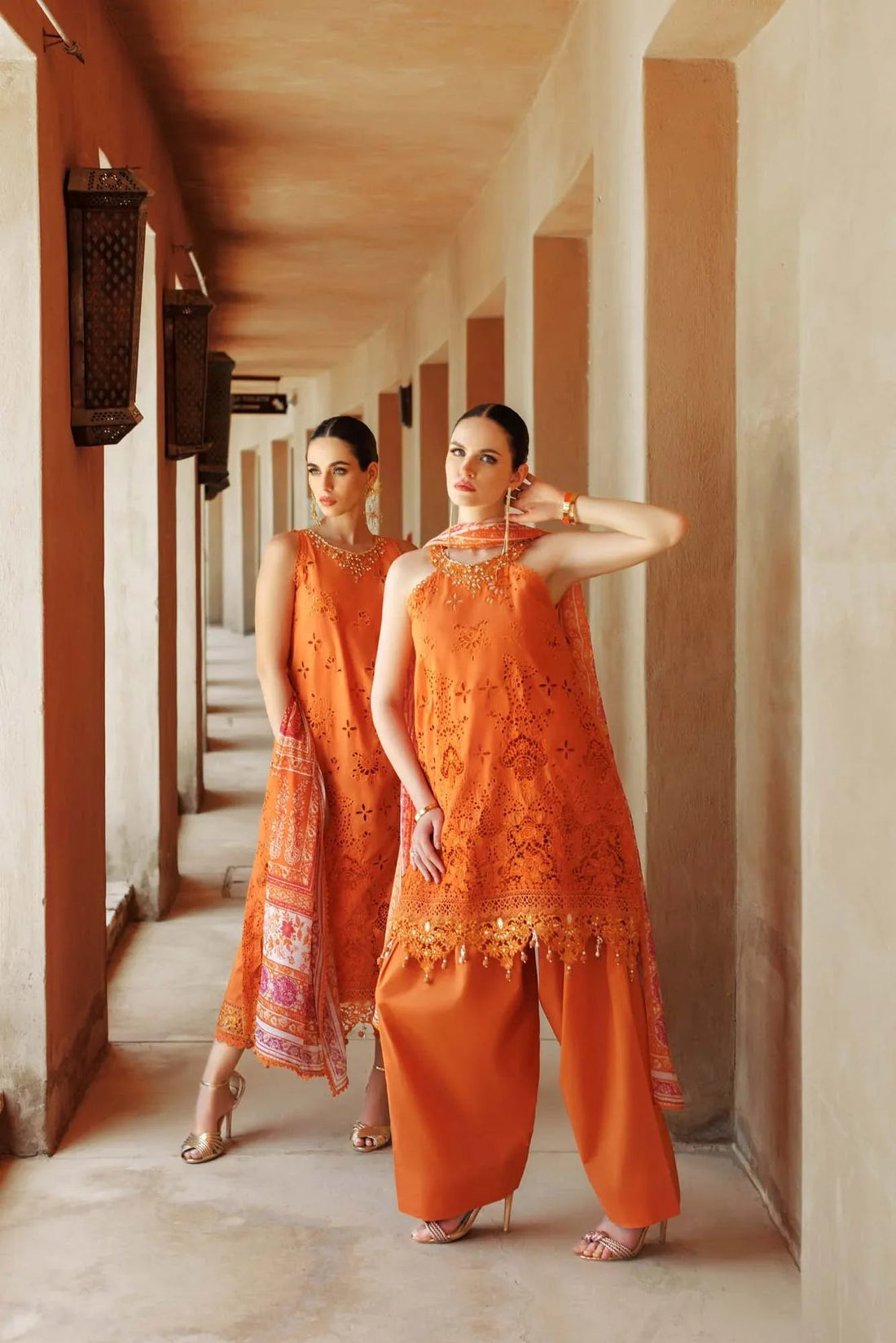 Noor By Saadia Asad | Eid Handwork Laserkari Lawn 24 | D11 - Aqsa Fabrics