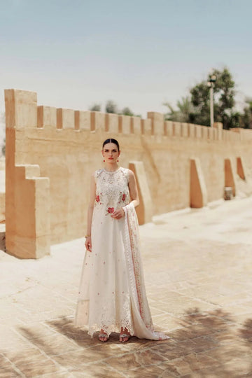 Noor By Saadia Asad | Eid Handwork Laserkari Lawn 24 | D9 - Aqsa Fabrics