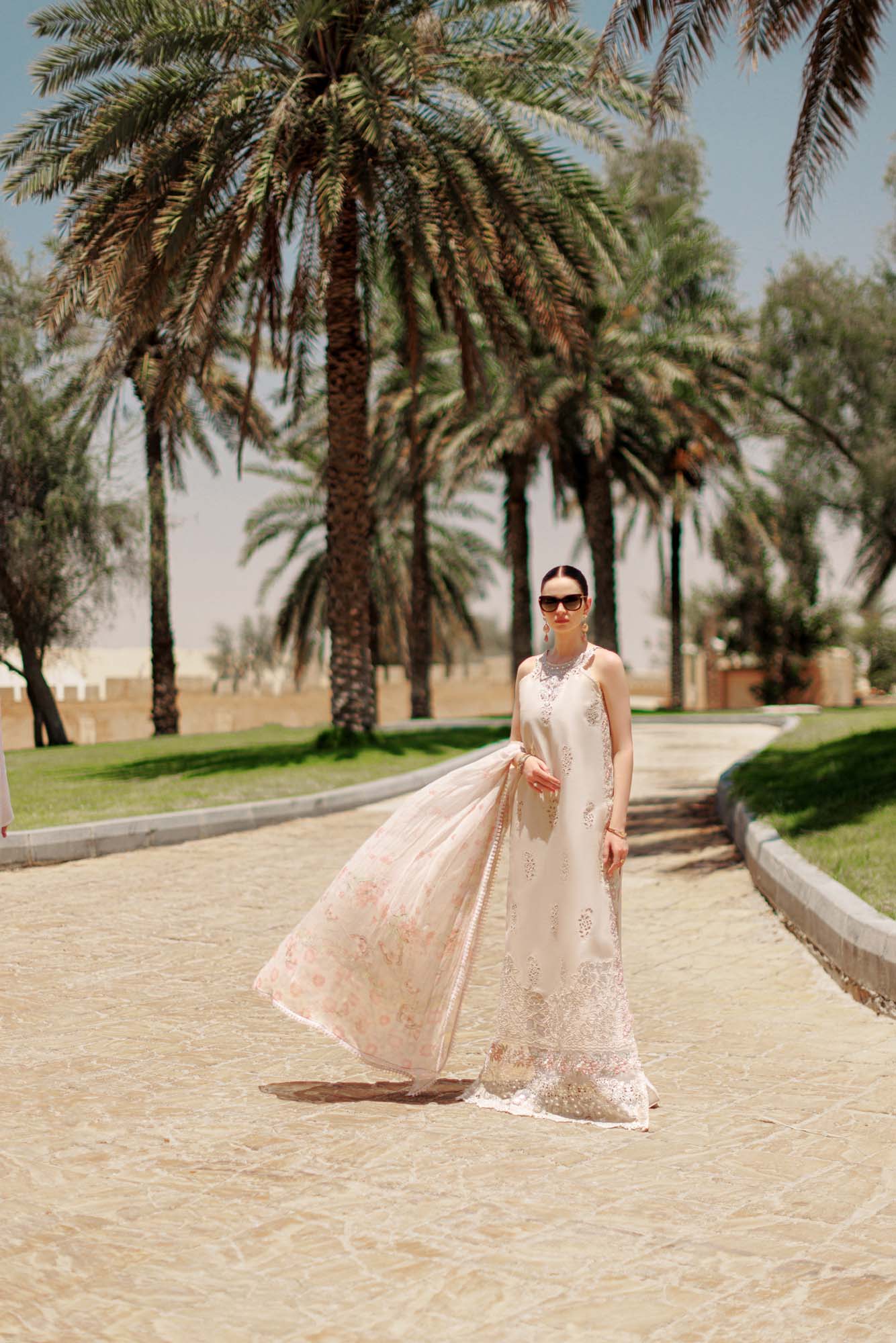 Noor By Saadia Asad | Eid Handwork Laserkari Lawn 24 | D2 - Aqsa Fabrics