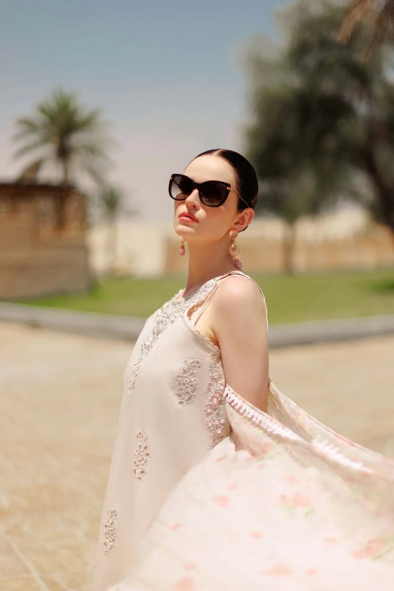 Noor By Saadia Asad | Eid Handwork Laserkari Lawn 24 | D2 - Aqsa Fabrics