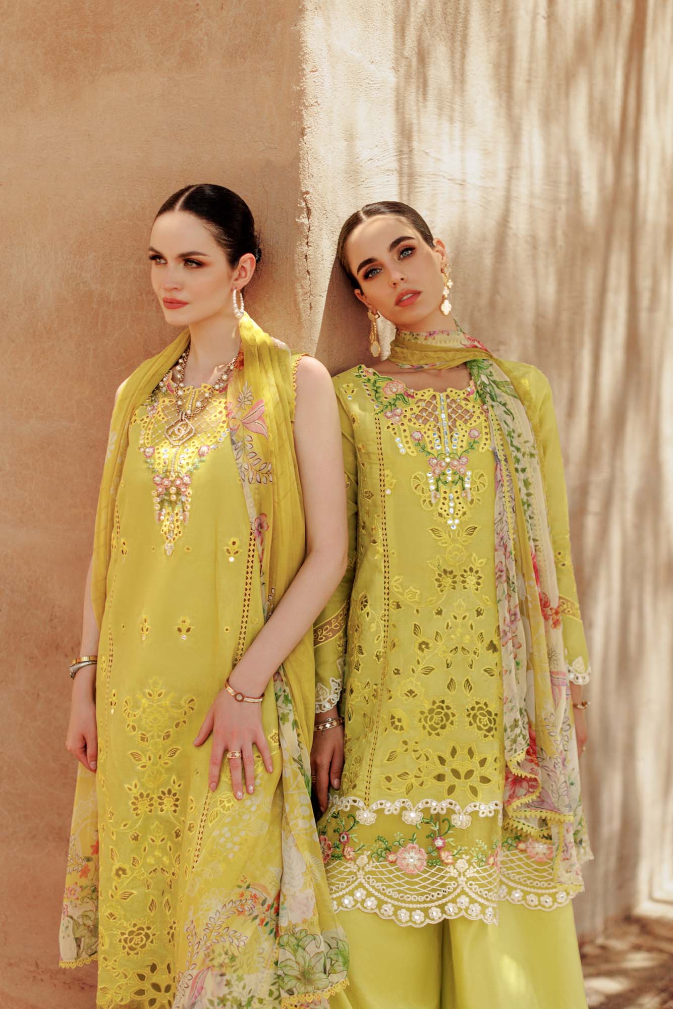 Noor By Saadia Asad | Eid Handwork Laserkari Lawn 24 | D1 - Aqsa Fabrics