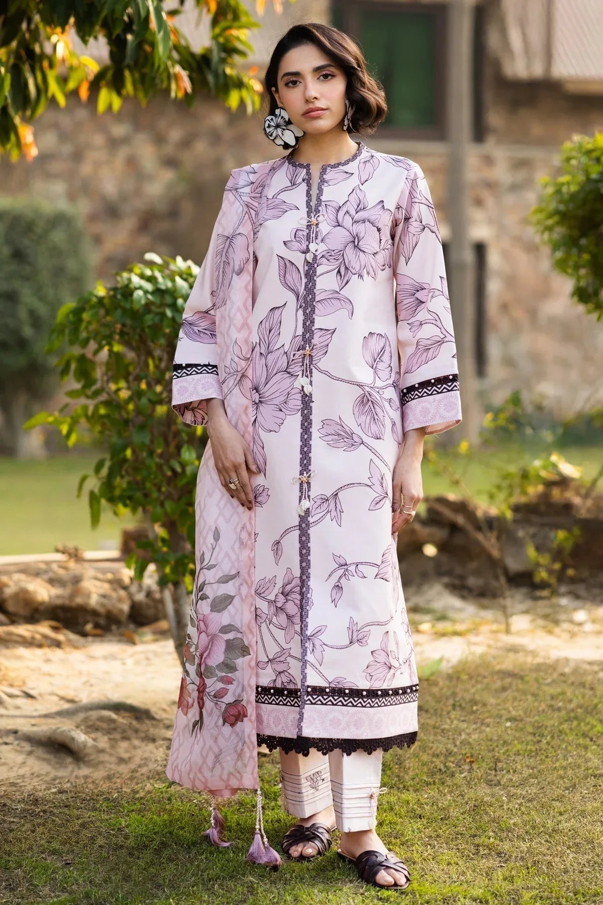 Alizeh | Sheen Lawn Prints 25 | AF-PL-6036-Rafaello - Aqsa Fabrics