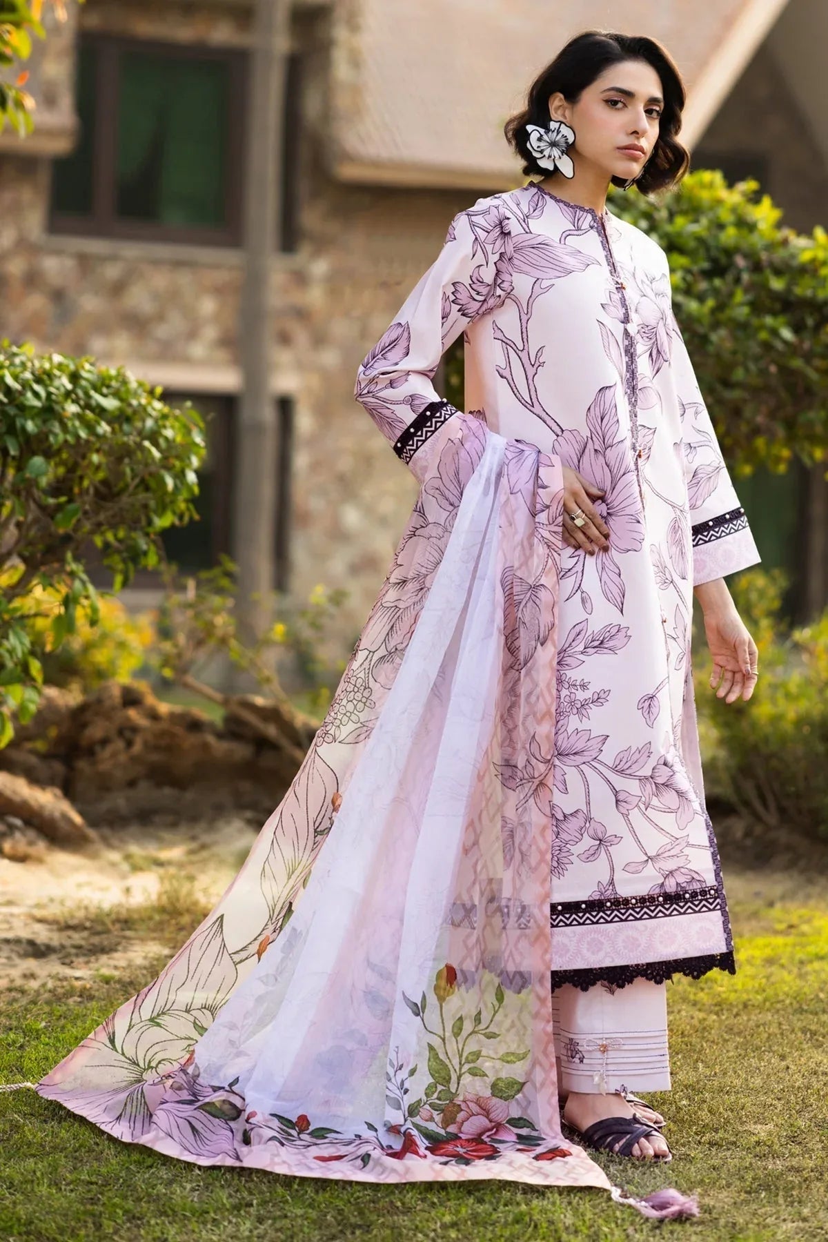 Alizeh | Sheen Lawn Prints 25 | AF-PL-6036-Rafaello - Aqsa Fabrics