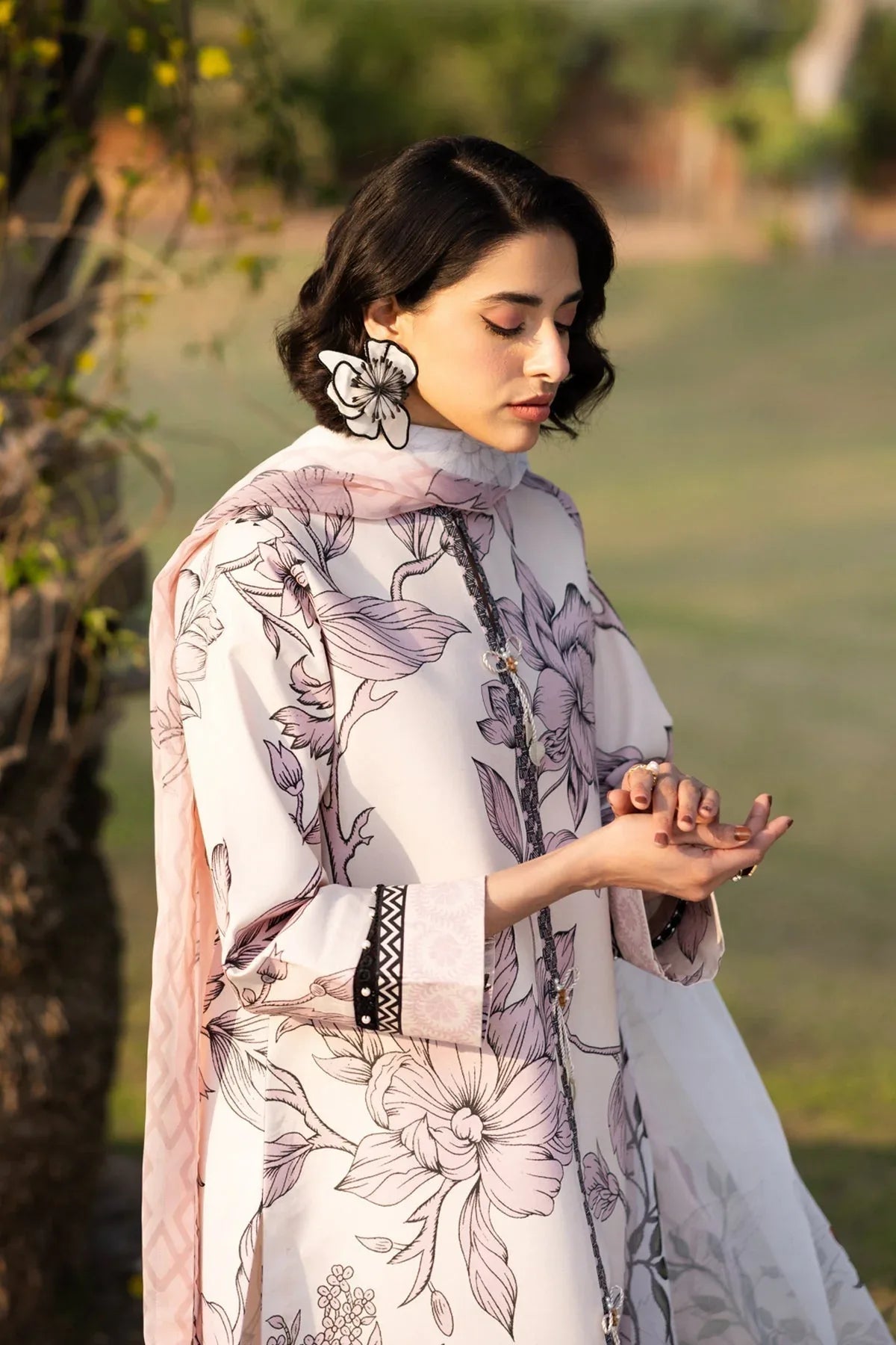 Alizeh | Sheen Lawn Prints 25 | AF-PL-6036-Rafaello - Aqsa Fabrics