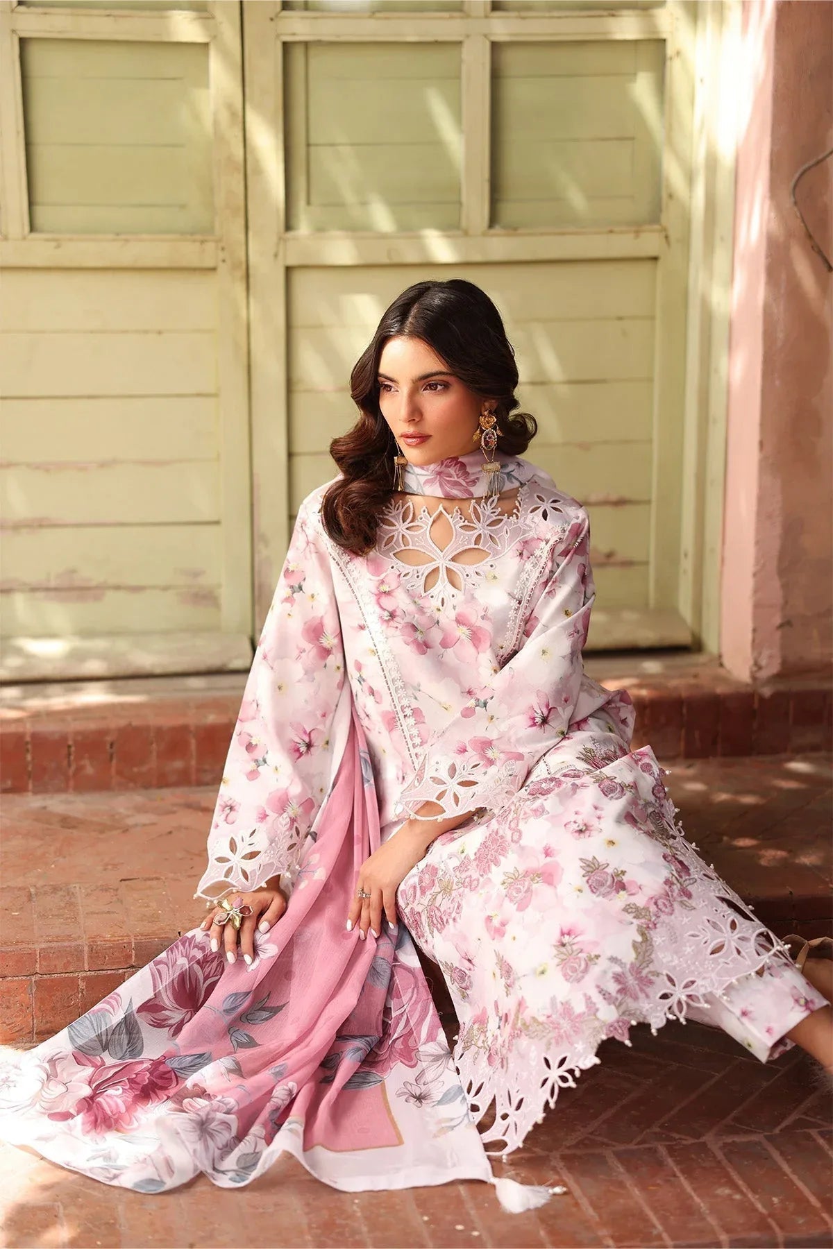 Alizeh | Embroidered Printed Festive Edit 25 | AF-EPL-7033-LIOR - Aqsa Fabrics