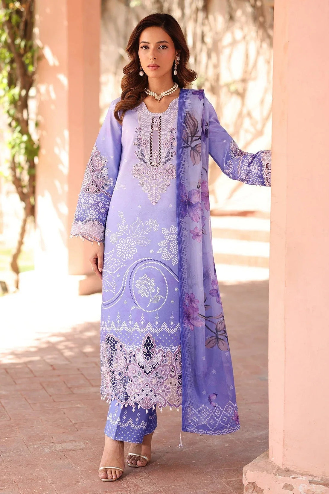 Alizeh | Embroidered Printed Festive Edit 25 | AF-EPL-7032-RHEA - Aqsa Fabrics