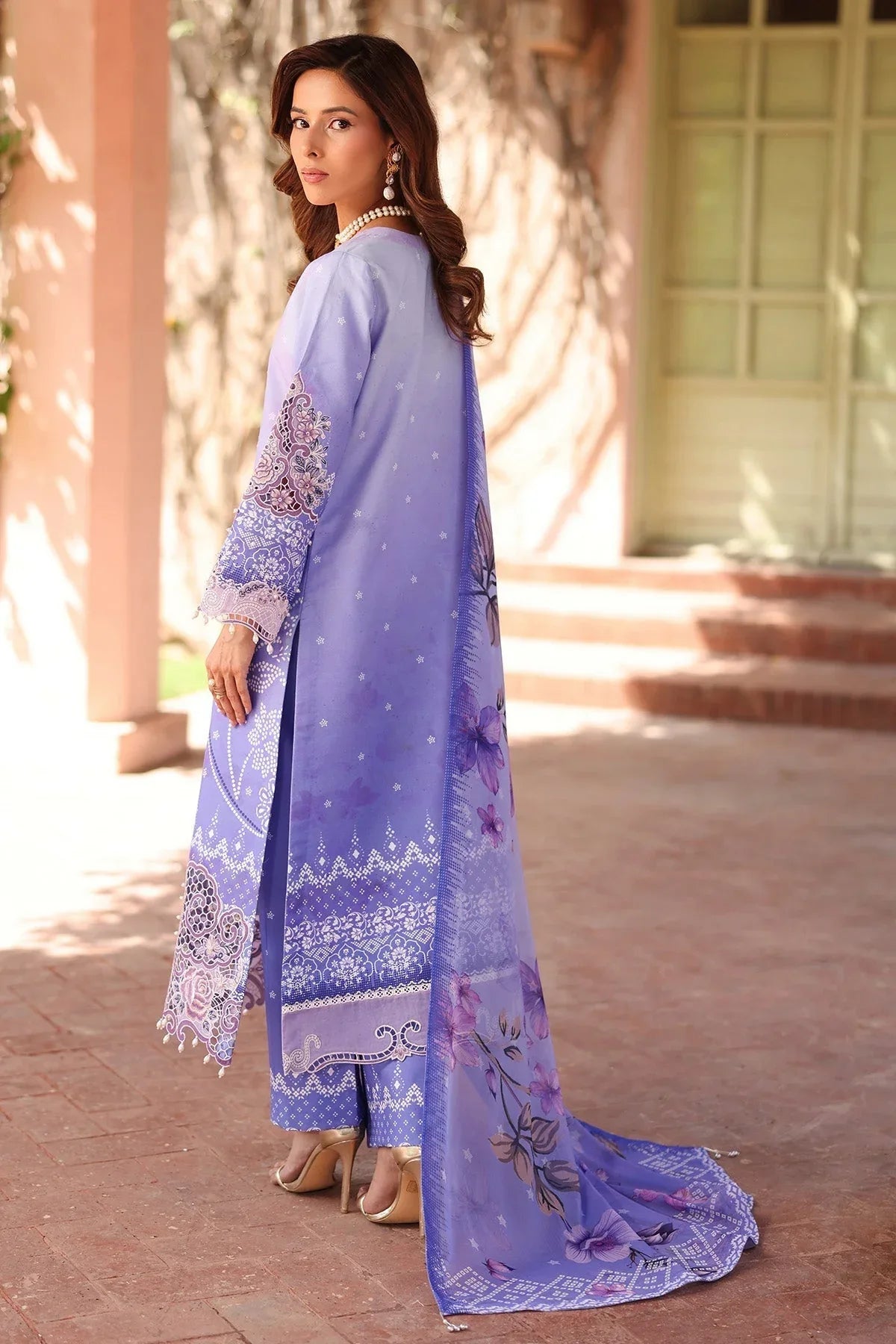 Alizeh | Embroidered Printed Festive Edit 25 | AF-EPL-7032-RHEA - Aqsa Fabrics