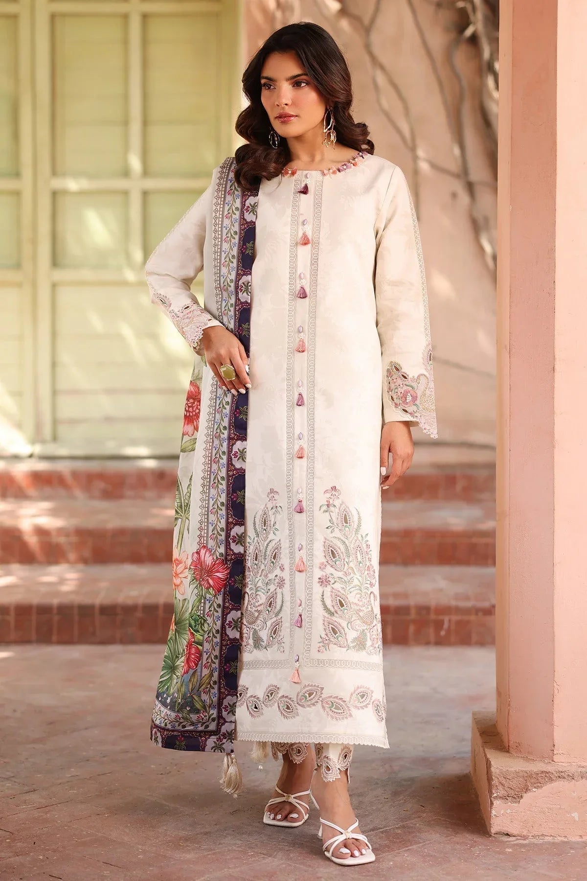 Alizeh | Embroidered Printed Festive Edit 25 | AF-EPL-7035-KARIS - Aqsa Fabrics