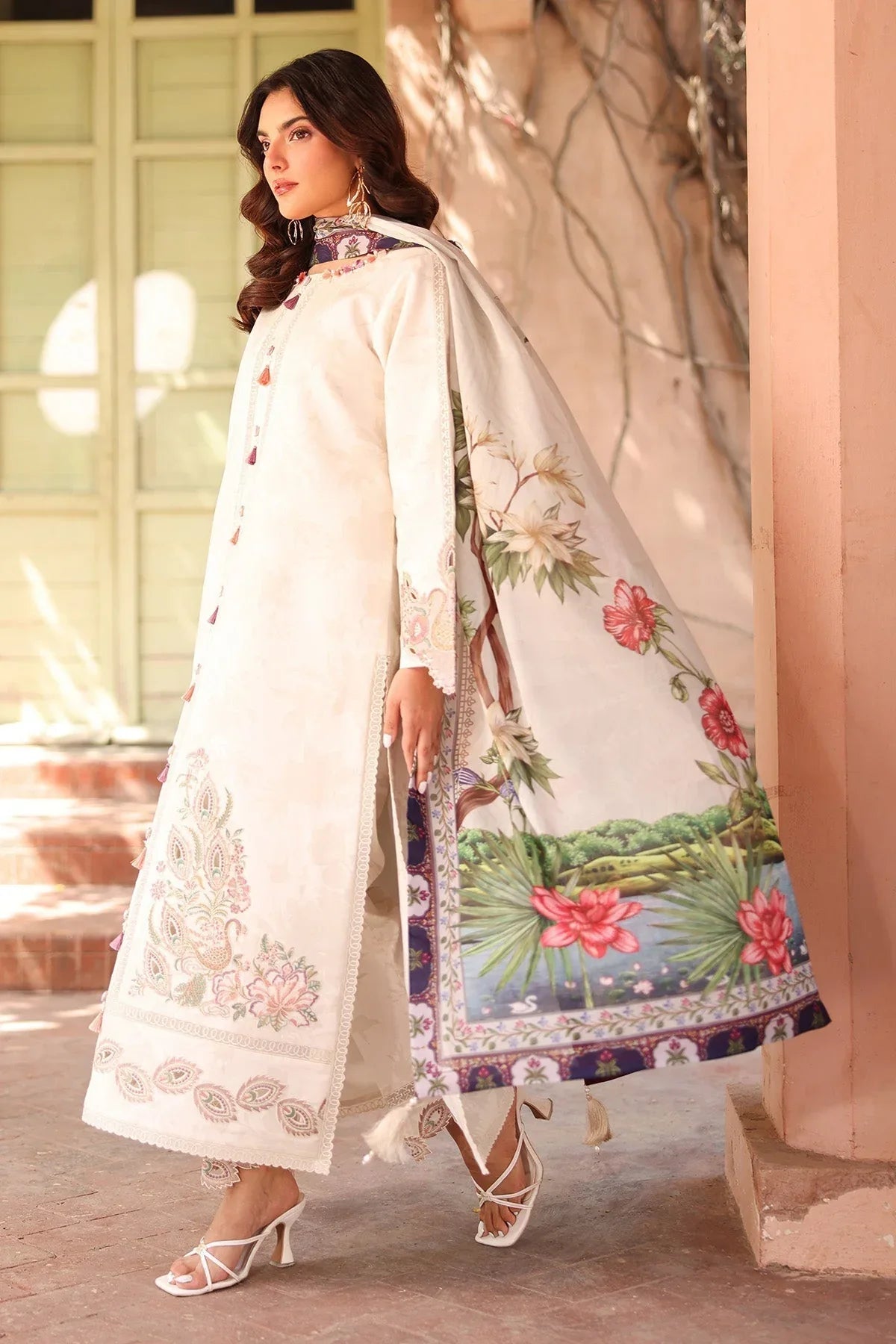 Alizeh | Embroidered Printed Festive Edit 25 | AF-EPL-7035-KARIS - Aqsa Fabrics